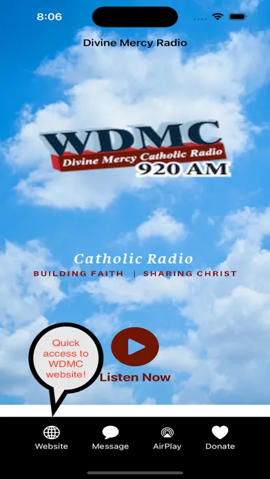 WDMC 920 AM Divine Mercy Radio應用截圖